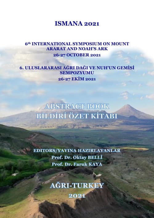 First page of 6th Ağrı Dağı ve Nuh'un Gemisi Sempozyumu — Abstract Book