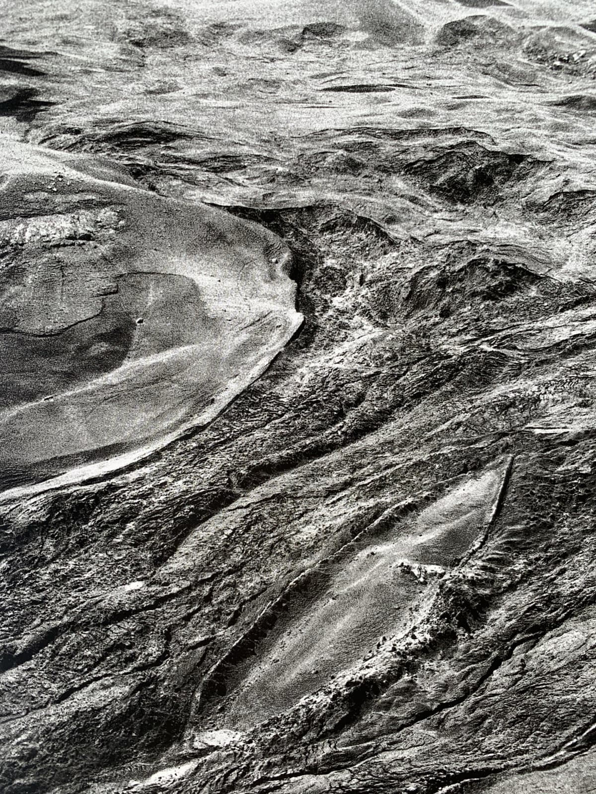 1961 Aerial photo of the Durupinar Noah's ark site by Ara Güler