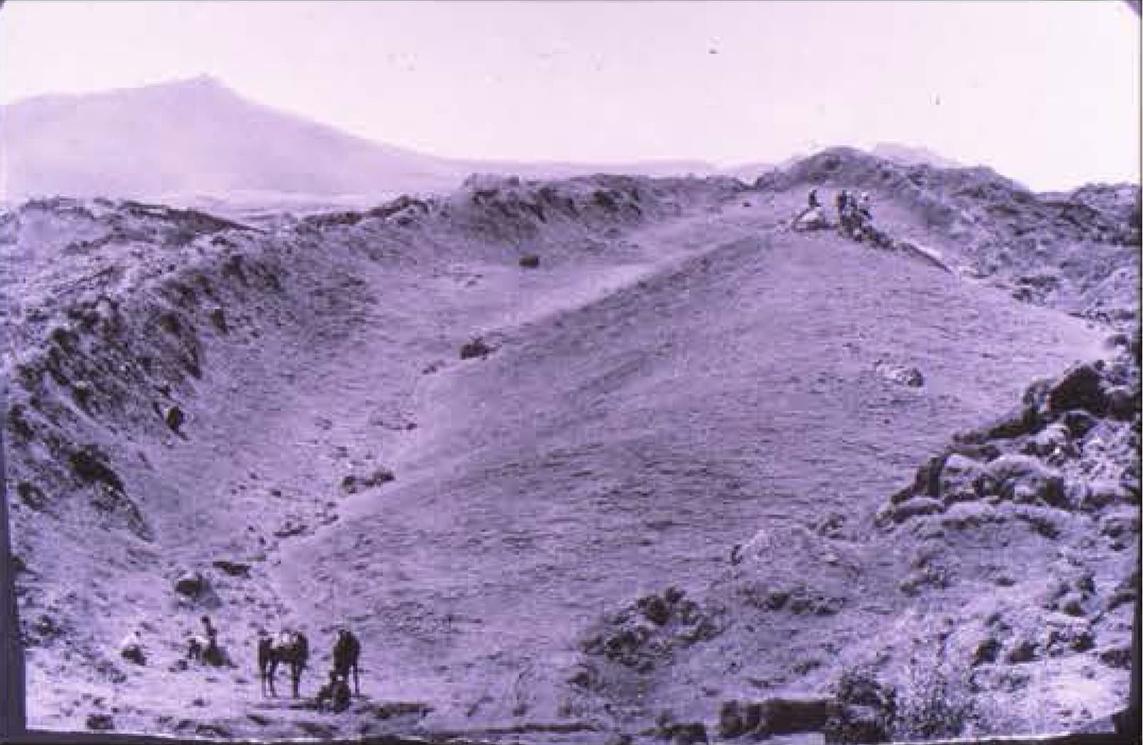 1961 photo of the Durupinar Noah's ark site by Ara Güler