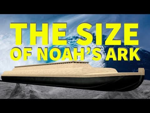 Boat-shaped object matches size of Noah's ark!!
