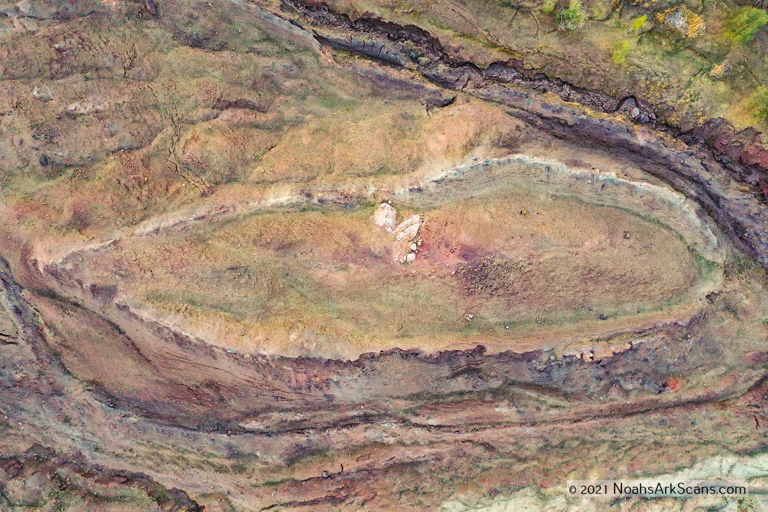 Drone photograph of the Durupınar formation, 2020