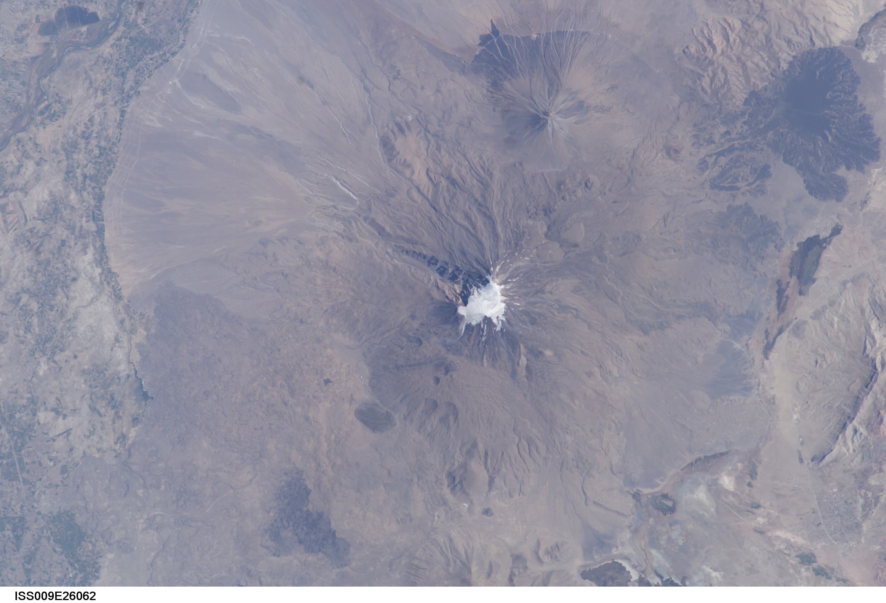 ISS Expedition 9 view of Mount Ararat