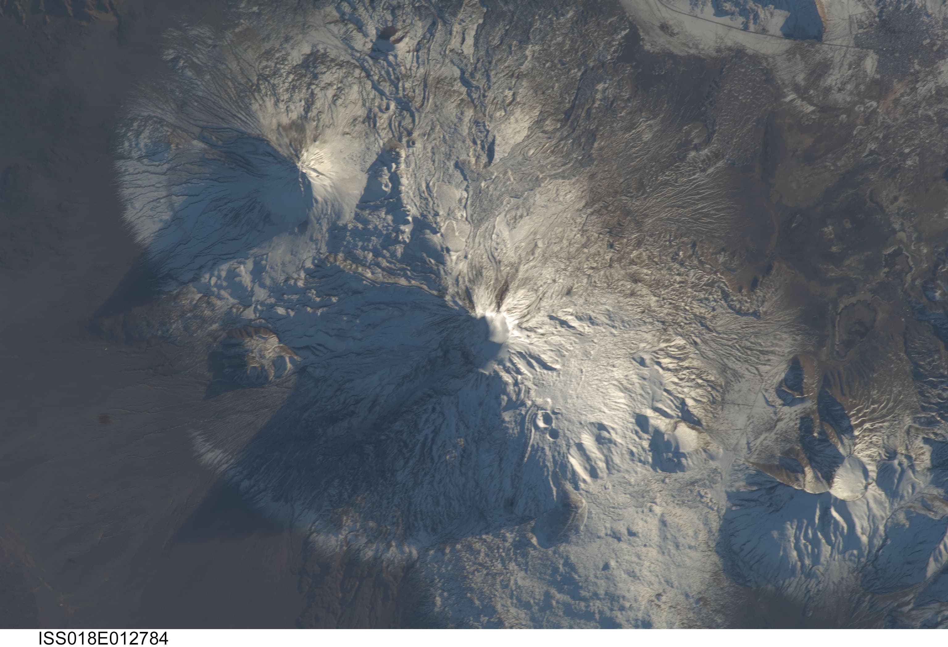 ISS view of Mount Ararat