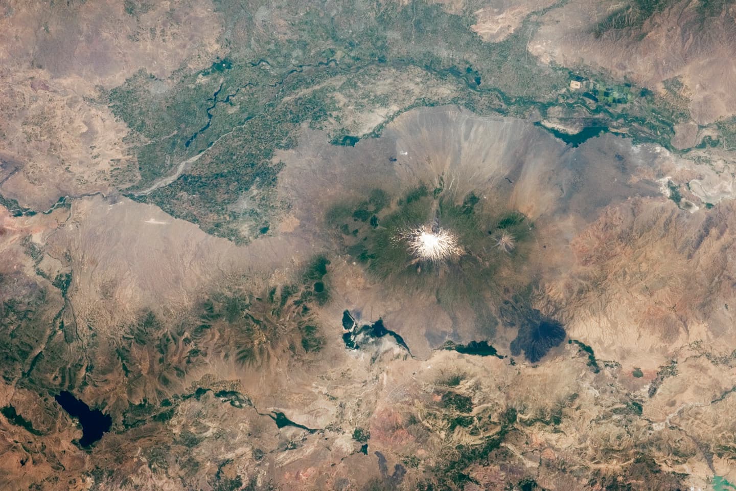 ISS Expedition 28 large-format view of Mount Ararat